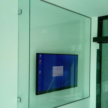 Ein Schutzkasten aus Glas