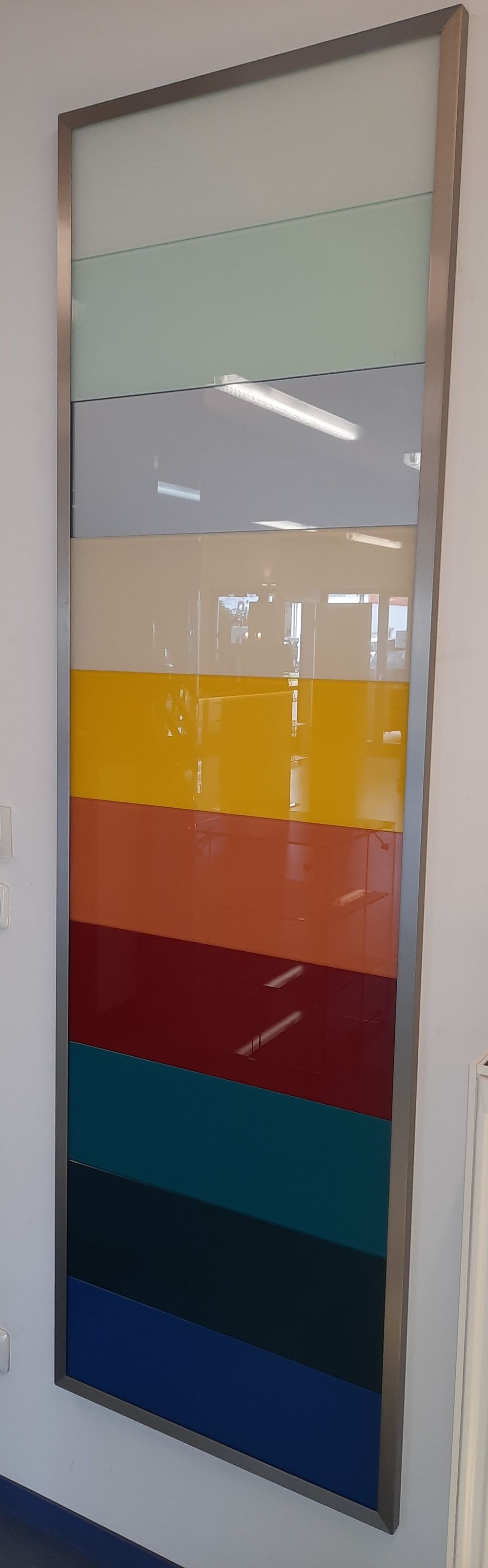 Verschiedene Farben in die das Glas lackiert werden kann